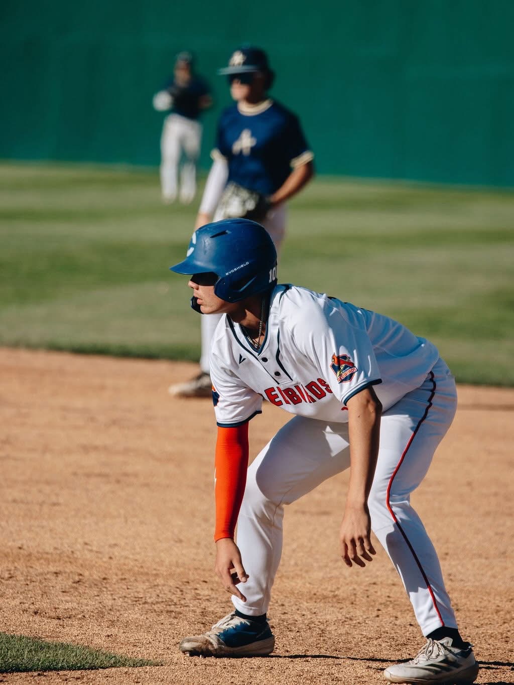 Redbirds baseball player on the field